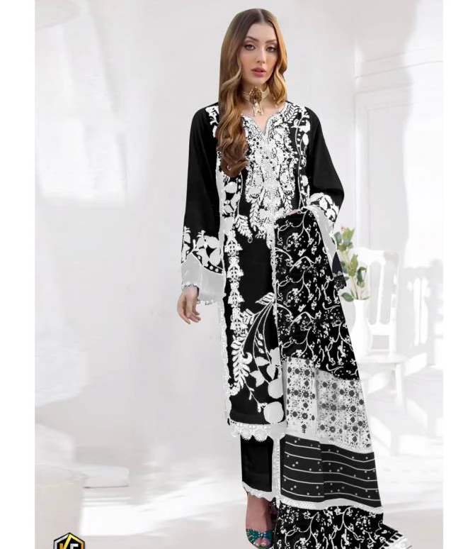 Keval Roha Black And White Vol-1 Kurti Pant With Dupatta